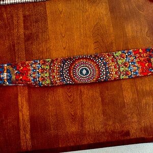 Beautiful bandanna by MICHELLE. Gorgeous multiple Swarovski crystals.